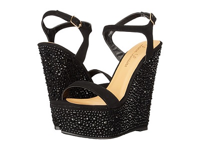 black colour sandals